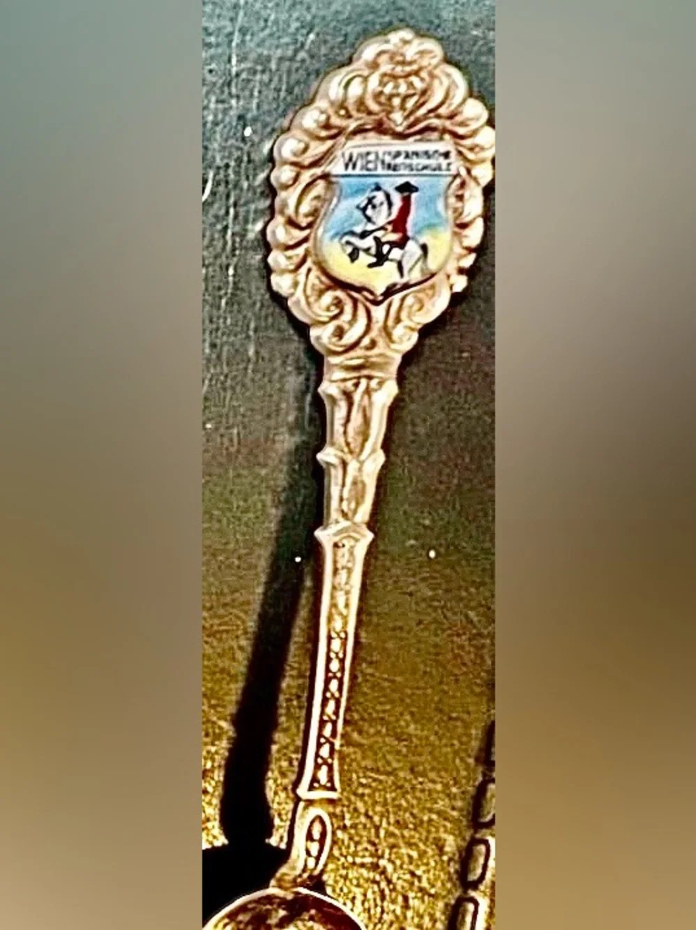 Souvenir Spoon- Vienna, Austria WIEN spanische reitschute Spanish Riding School